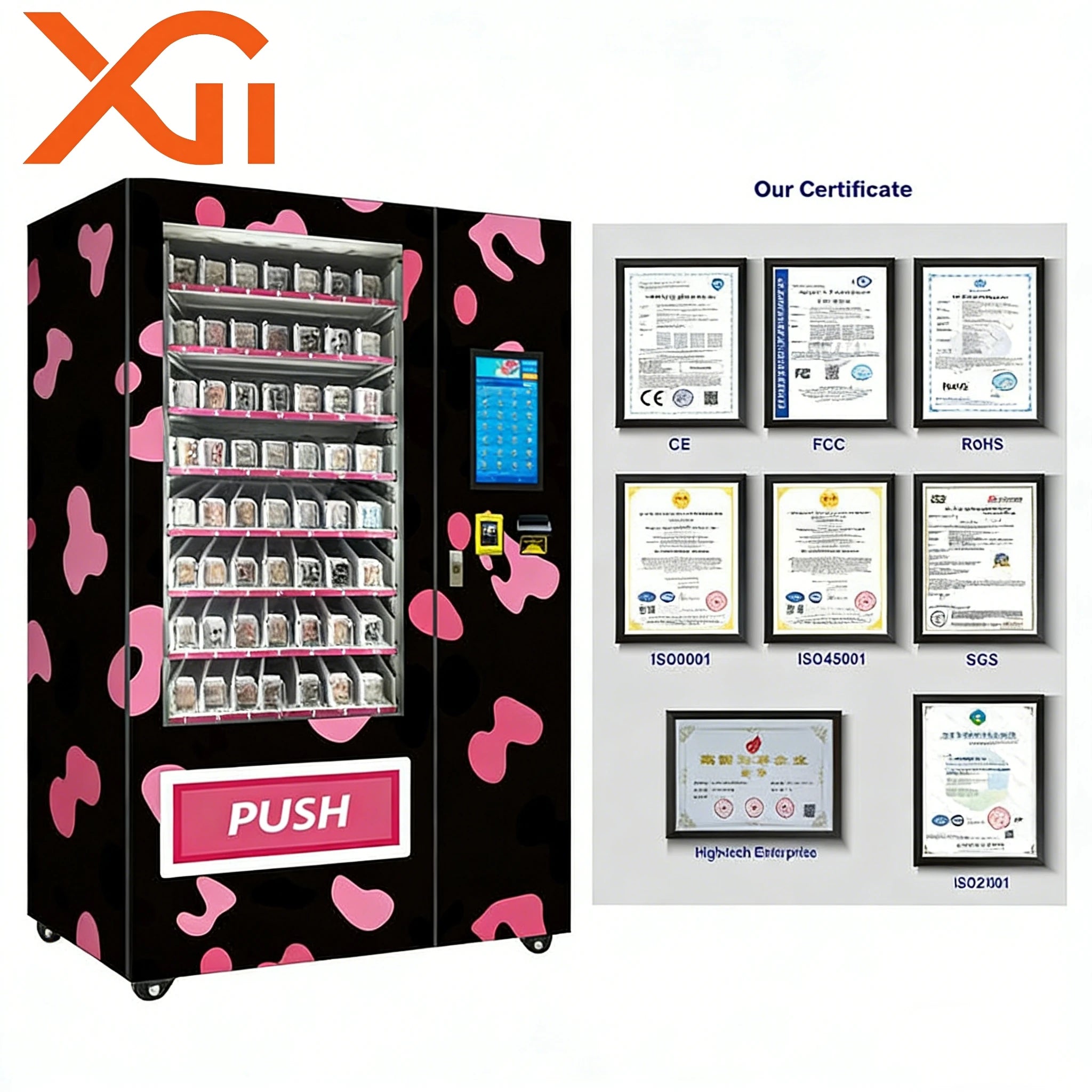 Beauty Store Automated Distributeur Automatique Makeup Beauty Makeup Dispenser Vending Machine