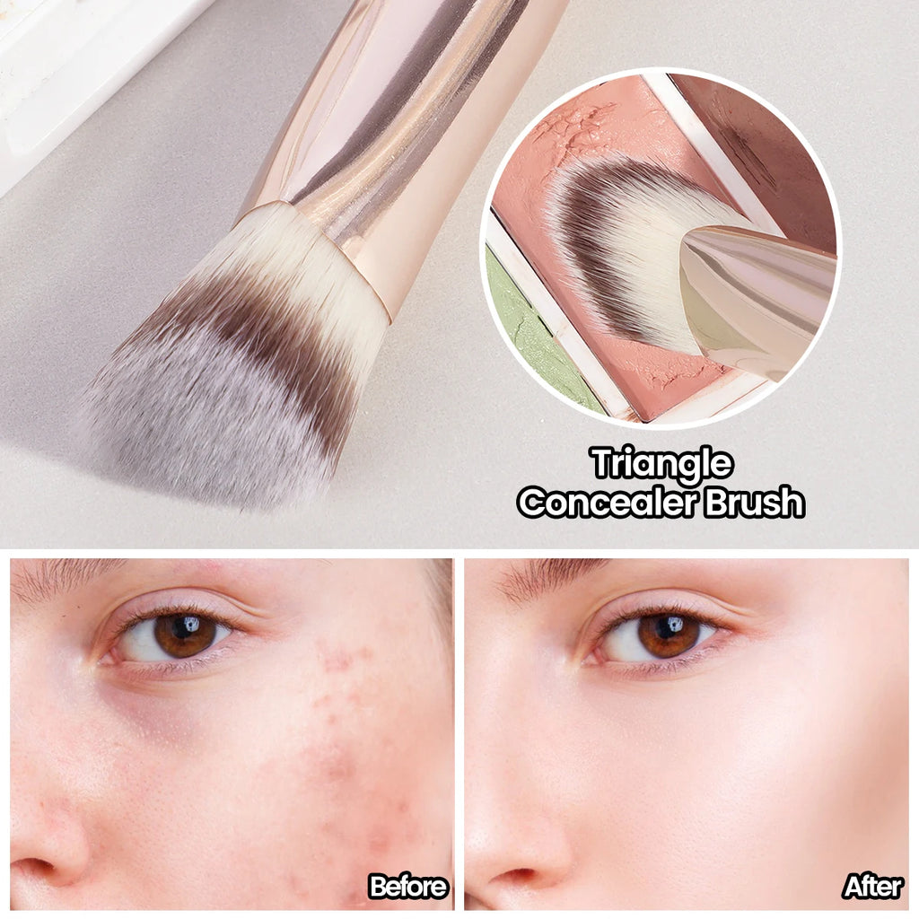 MAANGE Make-up Pinsel für Concealer im Augenbereich und Foundation