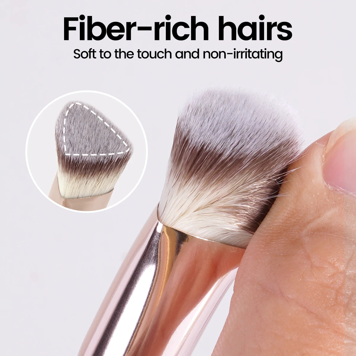 MAANGE Make-up Pinsel für Concealer im Augenbereich und Foundation